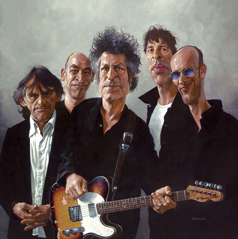 sebastian kruger paintings caricatures